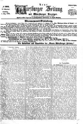 Neue Würzburger Zeitung Samstag 20. Dezember 1873