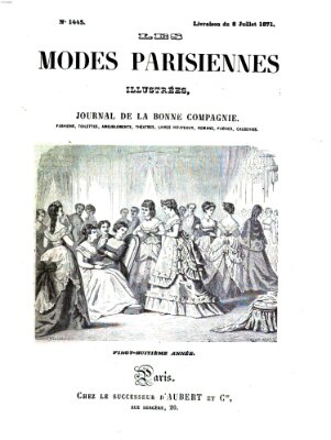 Les Modes parisiennes Samstag 8. Juli 1871