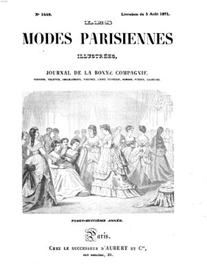 Les Modes parisiennes Samstag 5. August 1871