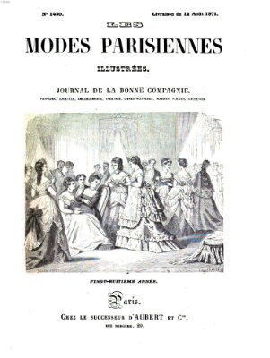 Les Modes parisiennes Samstag 12. August 1871