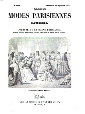 Les Modes parisiennes Samstag 16. September 1871