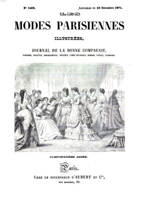 Les Modes parisiennes Samstag 23. Dezember 1871