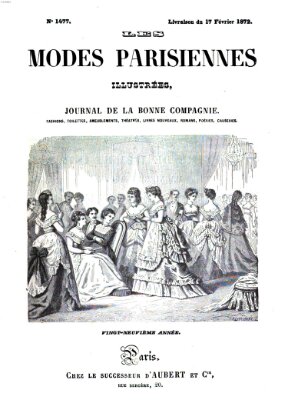 Les Modes parisiennes Samstag 17. Februar 1872