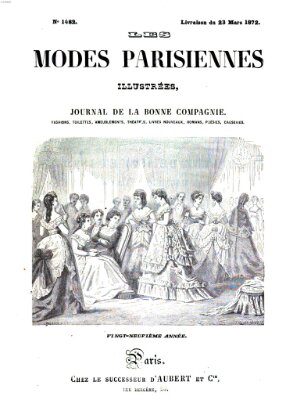 Les Modes parisiennes Samstag 23. März 1872