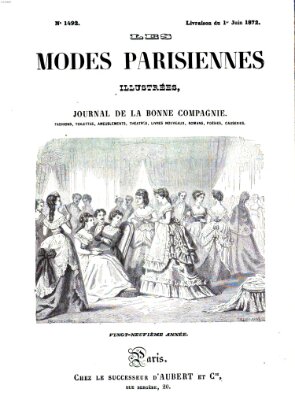 Les Modes parisiennes Samstag 1. Juni 1872