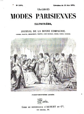 Les Modes parisiennes Samstag 15. Juni 1872