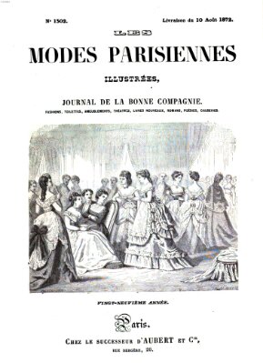 Les Modes parisiennes Samstag 10. August 1872