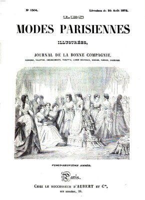 Les Modes parisiennes Samstag 24. August 1872