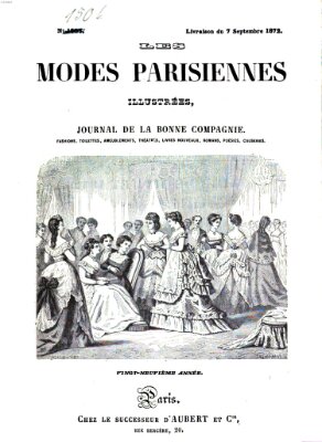 Les Modes parisiennes Samstag 7. September 1872