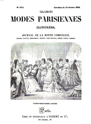 Les Modes parisiennes Samstag 12. Oktober 1872