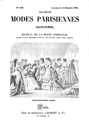 Les Modes parisiennes Samstag 14. Dezember 1872