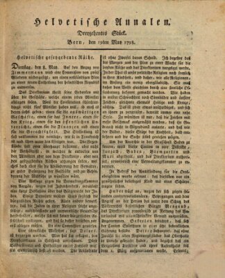 Der Helvetische Zuhörer Samstag 19. Mai 1798