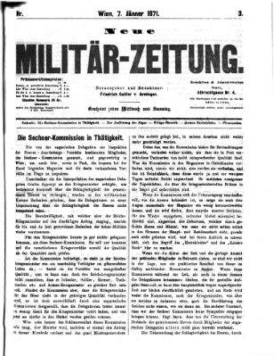 Neue Militär-Zeitung (Militär-Zeitung) Samstag 7. Januar 1871