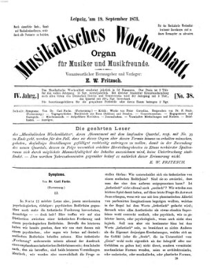 Musikalisches Wochenblatt Freitag 19. September 1873