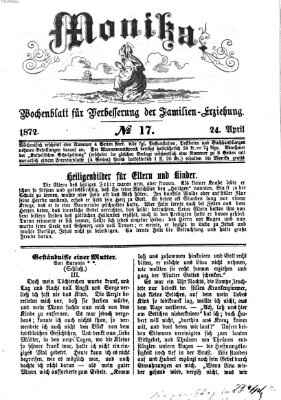 Katholische Schulzeitung (Bayerische Schulzeitung) Mittwoch 24. April 1872