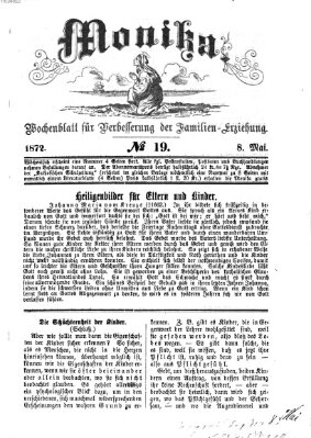 Katholische Schulzeitung (Bayerische Schulzeitung) Mittwoch 8. Mai 1872