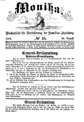 Katholische Schulzeitung (Bayerische Schulzeitung) Mittwoch 28. August 1872