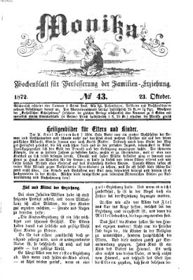 Katholische Schulzeitung (Bayerische Schulzeitung) Mittwoch 23. Oktober 1872