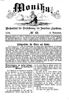 Katholische Schulzeitung (Bayerische Schulzeitung) Mittwoch 6. November 1872