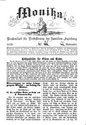 Katholische Schulzeitung (Bayerische Schulzeitung) Mittwoch 20. November 1872