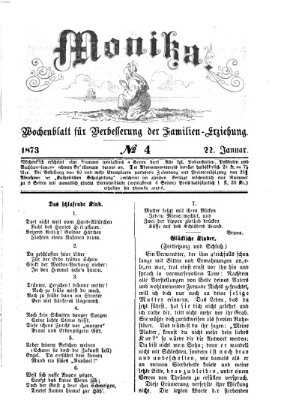 Katholische Schulzeitung (Bayerische Schulzeitung) Mittwoch 22. Januar 1873