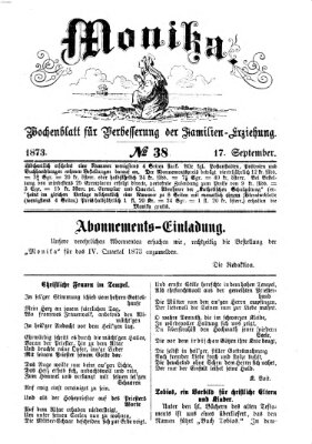 Katholische Schulzeitung (Bayerische Schulzeitung) Mittwoch 17. September 1873