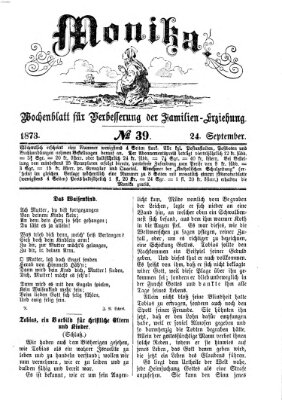 Katholische Schulzeitung (Bayerische Schulzeitung) Mittwoch 24. September 1873