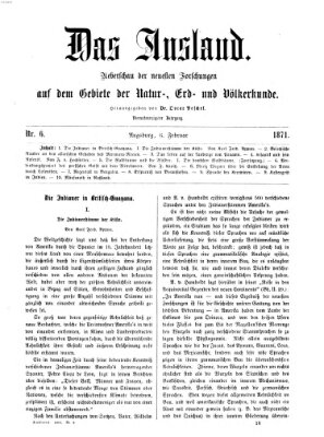 Das Ausland Montag 6. Februar 1871