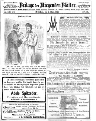 Fliegende Blätter Samstag 2. März 1872