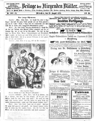 Fliegende Blätter Samstag 23. August 1873