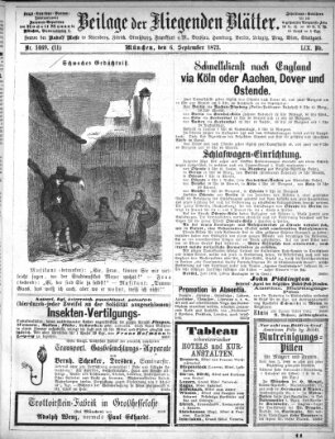 Fliegende Blätter Samstag 6. September 1873