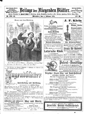 Fliegende Blätter Samstag 4. Februar 1871