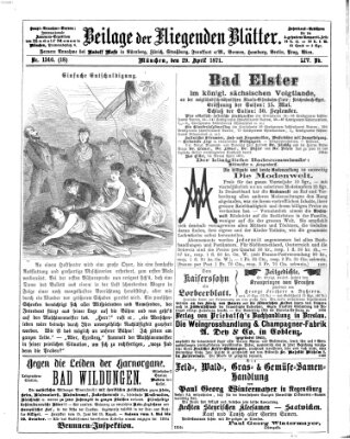 Fliegende Blätter Samstag 29. April 1871