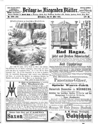 Fliegende Blätter Samstag 27. Mai 1871