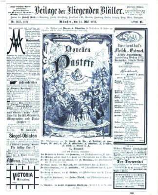 Fliegende Blätter Samstag 24. Mai 1873