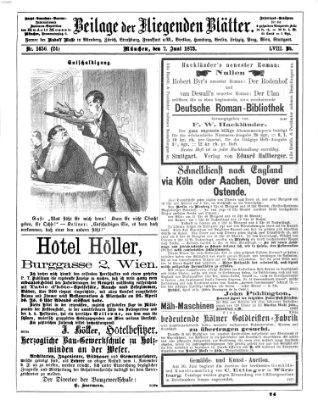 Fliegende Blätter Samstag 7. Juni 1873