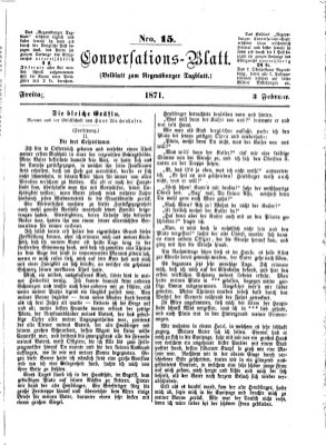 Regensburger Conversations-Blatt (Regensburger Tagblatt) Freitag 3. Februar 1871