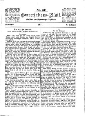 Regensburger Conversations-Blatt (Regensburger Tagblatt) Mittwoch 8. Februar 1871