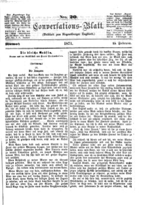 Regensburger Conversations-Blatt (Regensburger Tagblatt) Mittwoch 15. Februar 1871