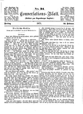 Regensburger Conversations-Blatt (Regensburger Tagblatt) Freitag 24. Februar 1871