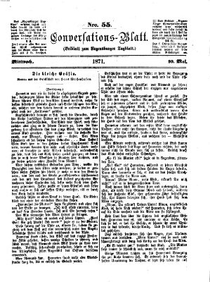 Regensburger Conversations-Blatt (Regensburger Tagblatt) Mittwoch 10. Mai 1871