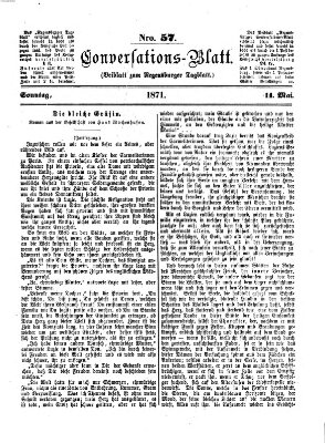 Regensburger Conversations-Blatt (Regensburger Tagblatt) Sonntag 14. Mai 1871