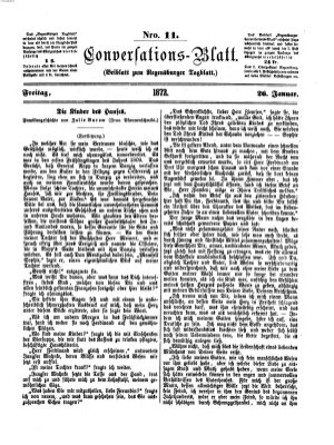 Regensburger Conversations-Blatt (Regensburger Tagblatt) Freitag 26. Januar 1872