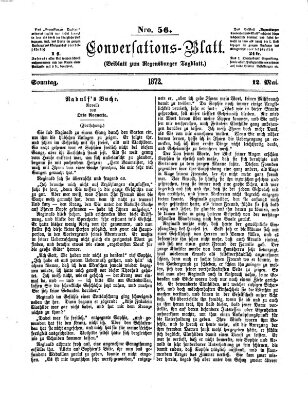 Regensburger Conversations-Blatt (Regensburger Tagblatt) Sonntag 12. Mai 1872