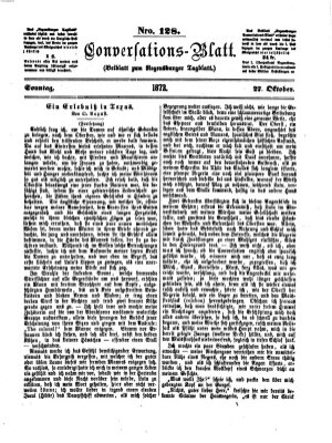 Regensburger Conversations-Blatt (Regensburger Tagblatt) Sonntag 27. Oktober 1872