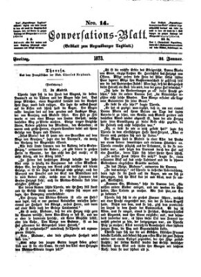 Regensburger Conversations-Blatt (Regensburger Tagblatt) Freitag 31. Januar 1873