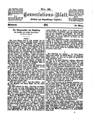 Regensburger Conversations-Blatt (Regensburger Tagblatt) Mittwoch 12. März 1873