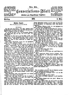 Regensburger Conversations-Blatt (Regensburger Tagblatt) Freitag 9. Mai 1873