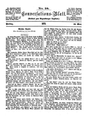 Regensburger Conversations-Blatt (Regensburger Tagblatt) Freitag 16. Mai 1873