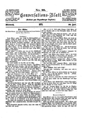 Regensburger Conversations-Blatt (Regensburger Tagblatt) Mittwoch 30. Juli 1873